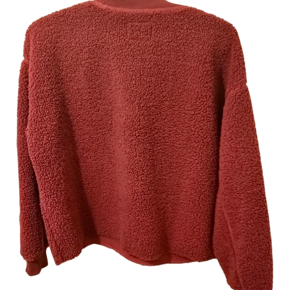 NWT American Eagle Sherpa Fleece Pullover XS - Picture 3 of 3